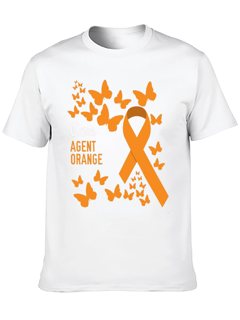 Agent Orange Awareness Butterfly Ribbon Tee