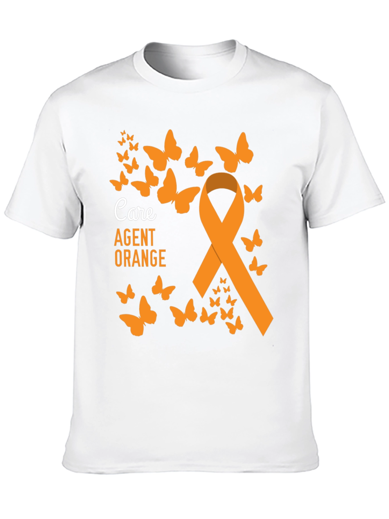 Agent Orange Awareness Butterfly Ribbon Tee