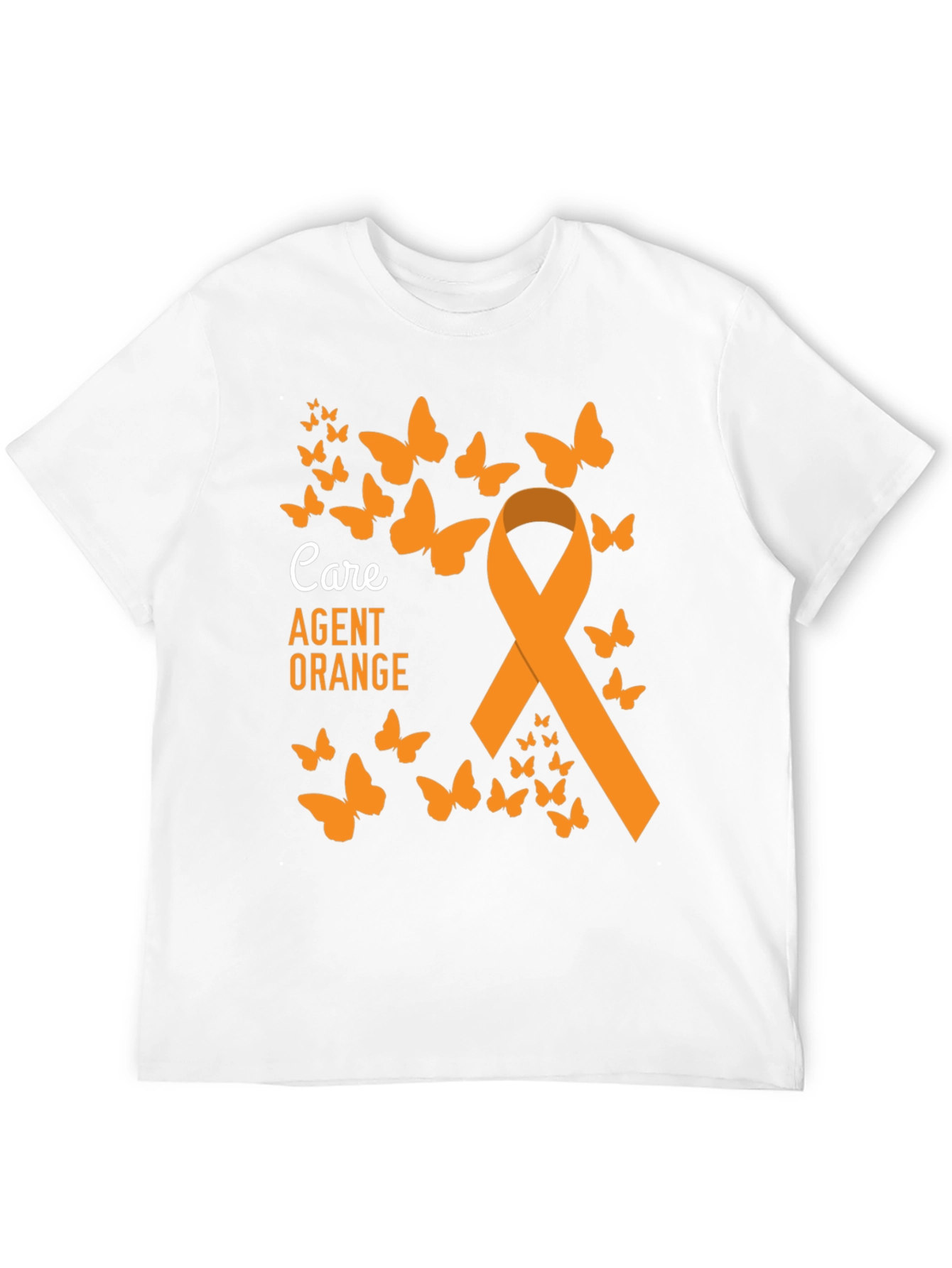 Agent Orange Awareness Butterfly Ribbon Tee
