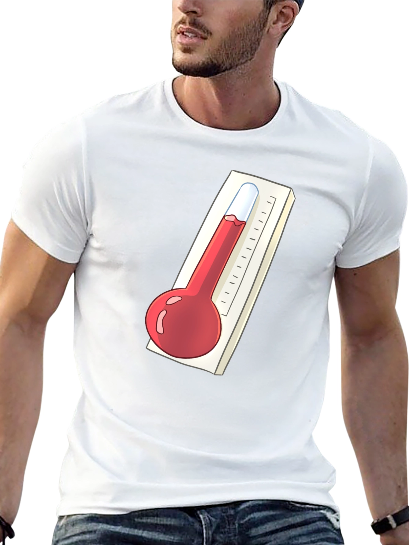 Thermometer Graphic Tee - Unisex Black T-Shirt