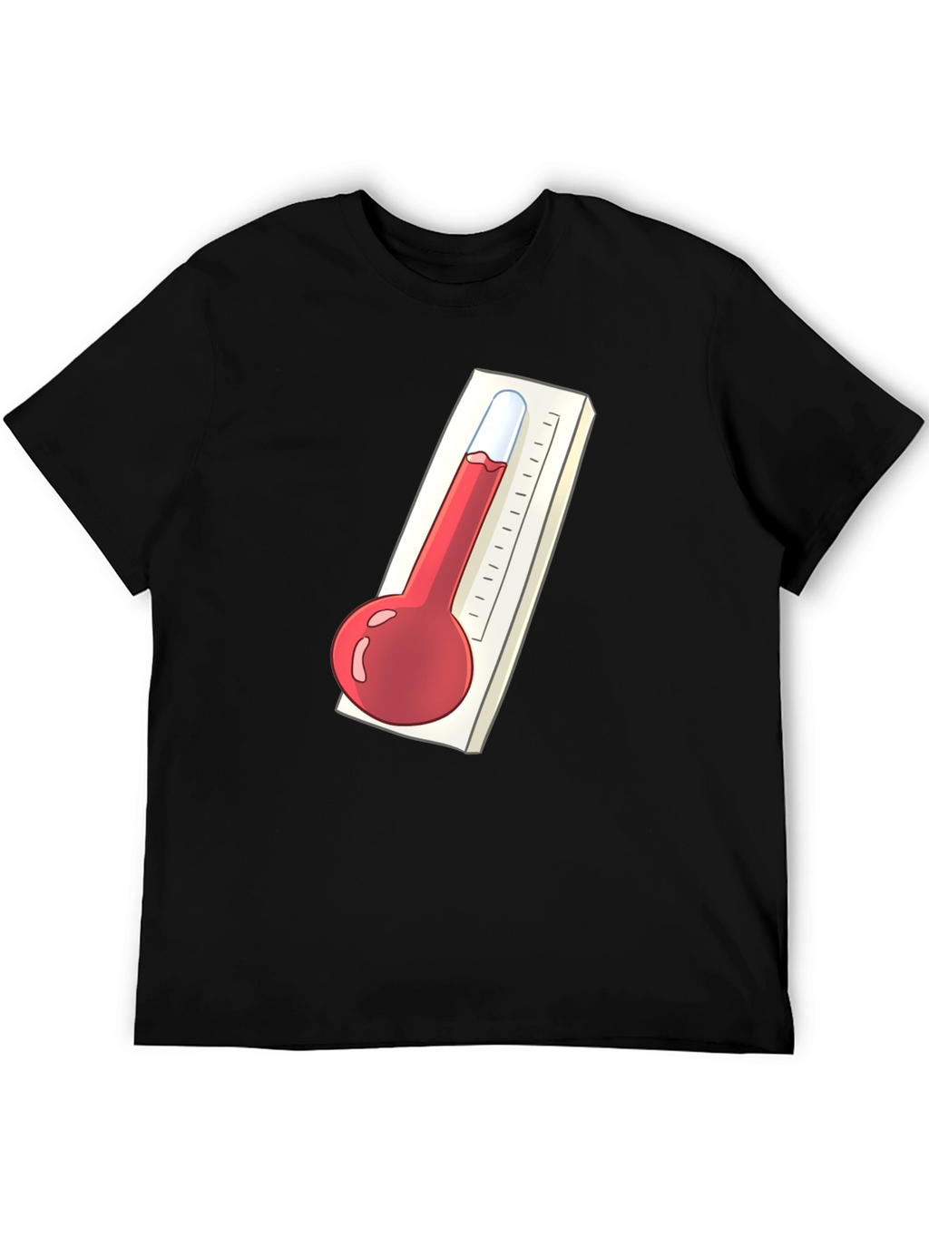 Thermometer Graphic Tee - Unisex Black T-Shirt