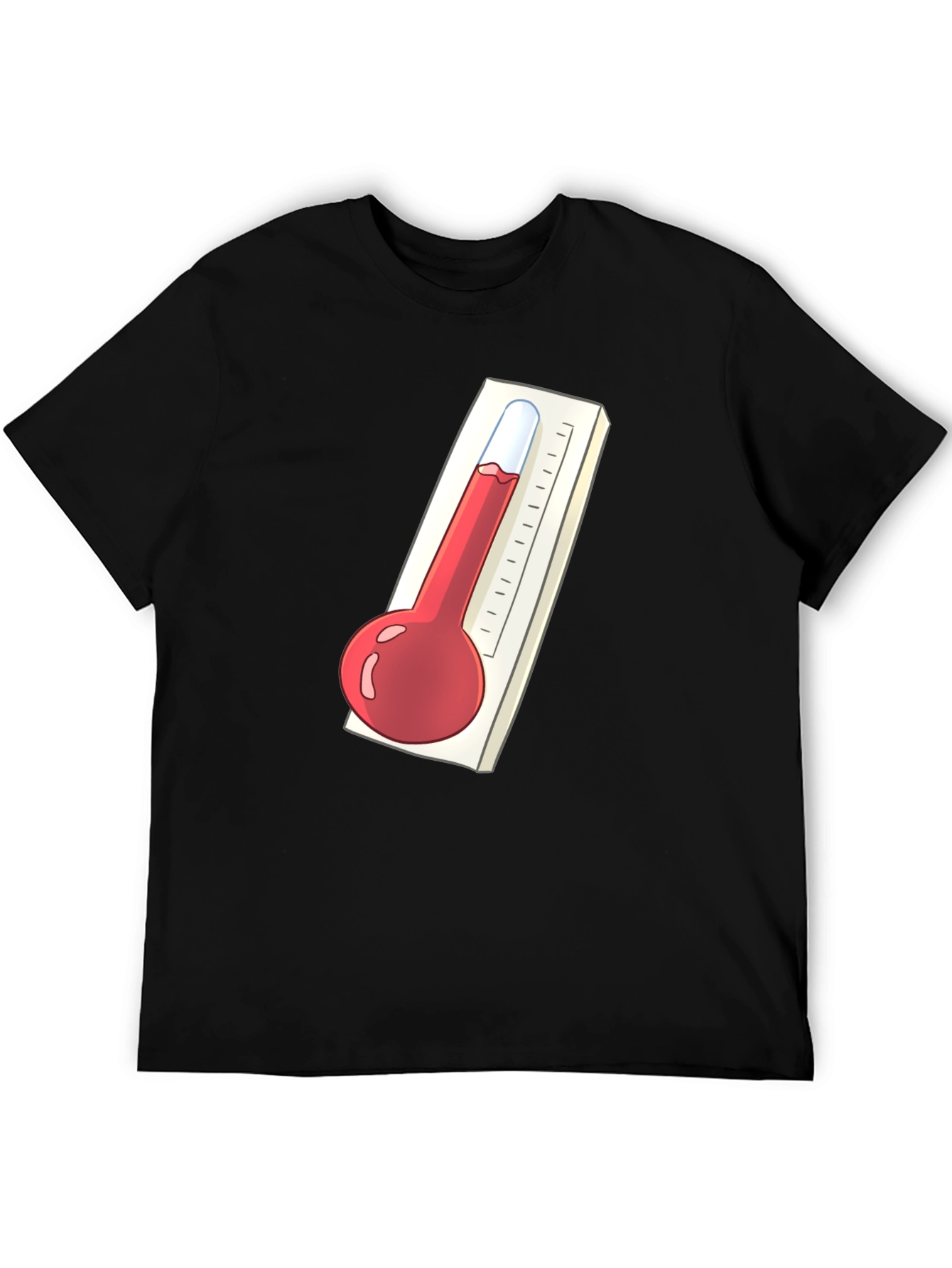 Thermometer Graphic Tee - Unisex Black T-Shirt