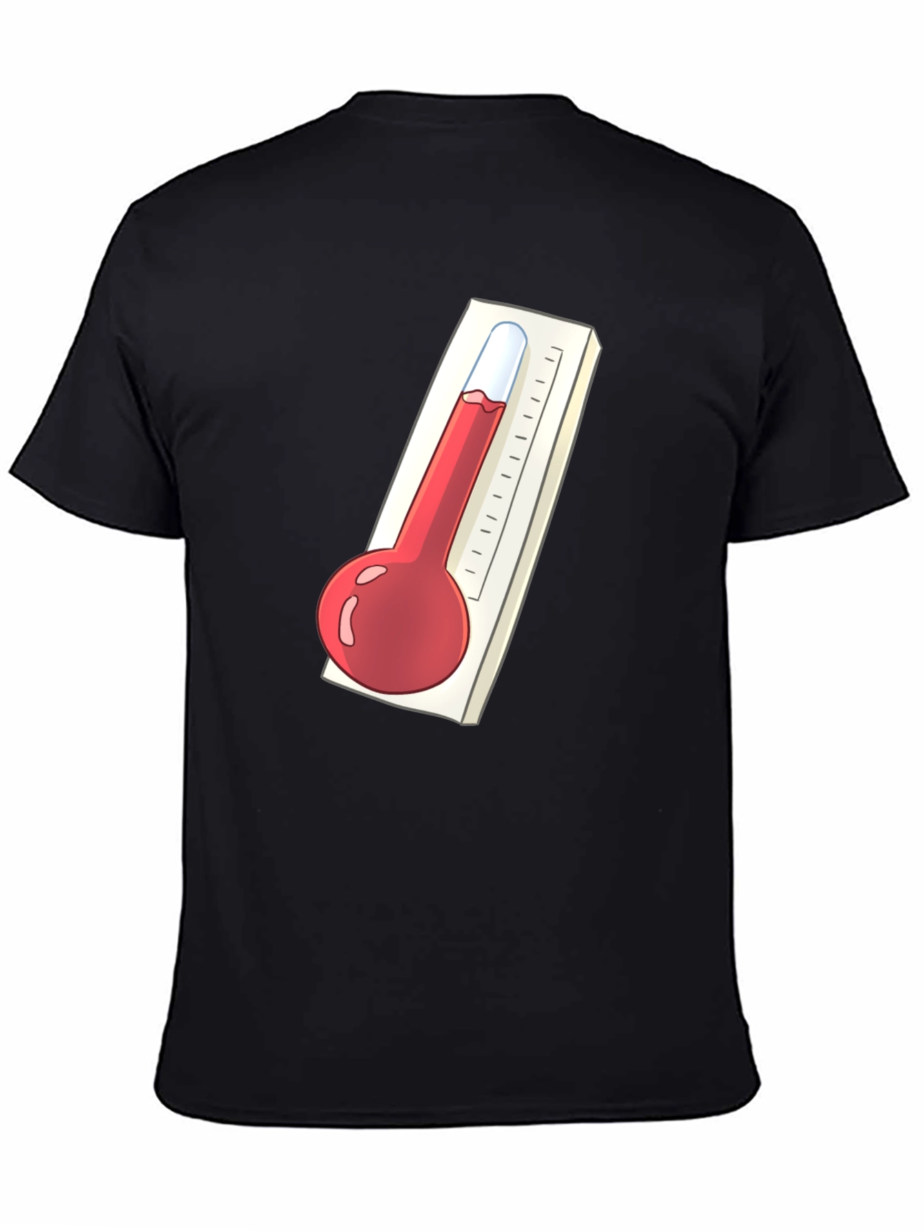 Thermometer Graphic Tee - Unisex Black T-Shirt
