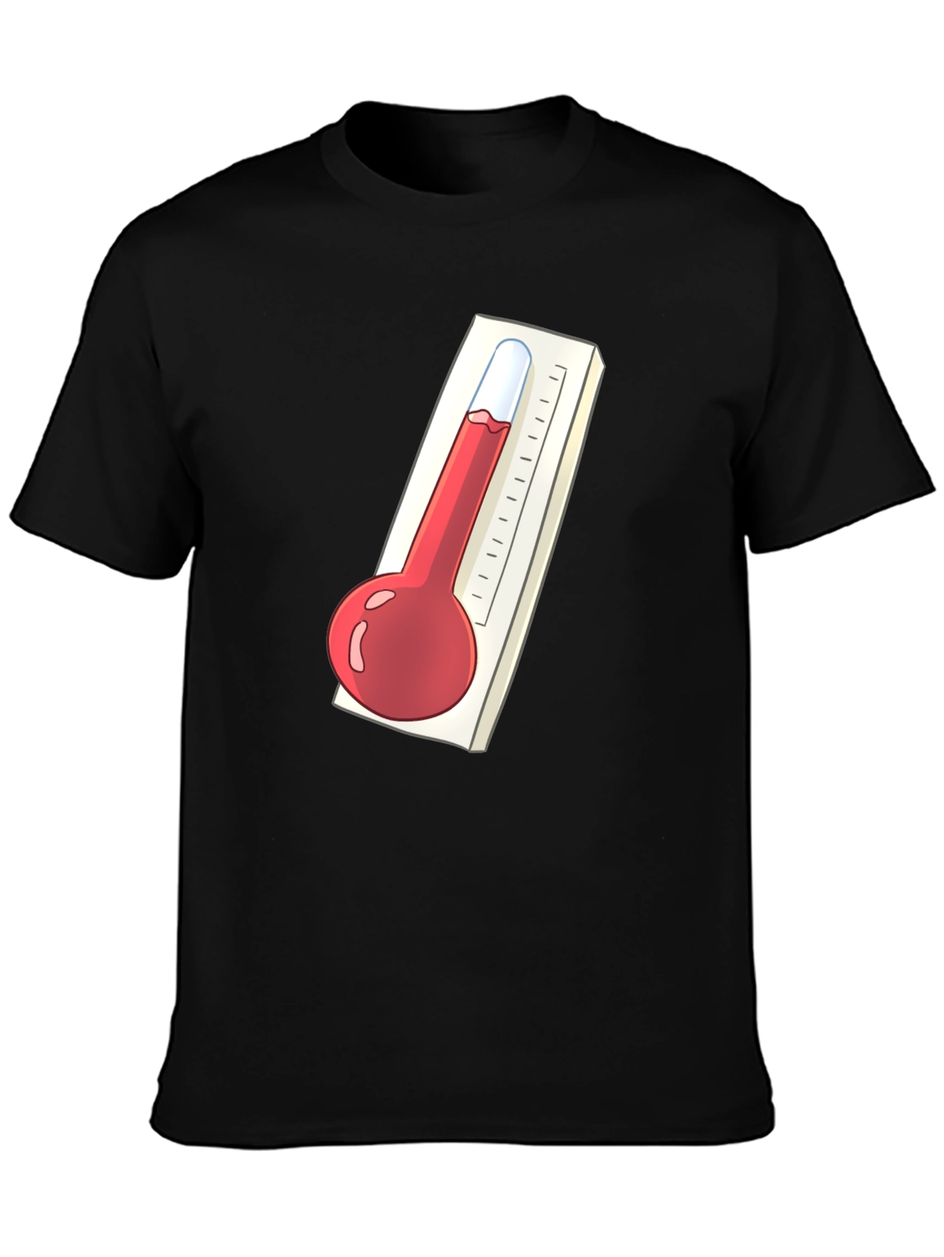 Thermometer Graphic Tee - Unisex Black T-Shirt