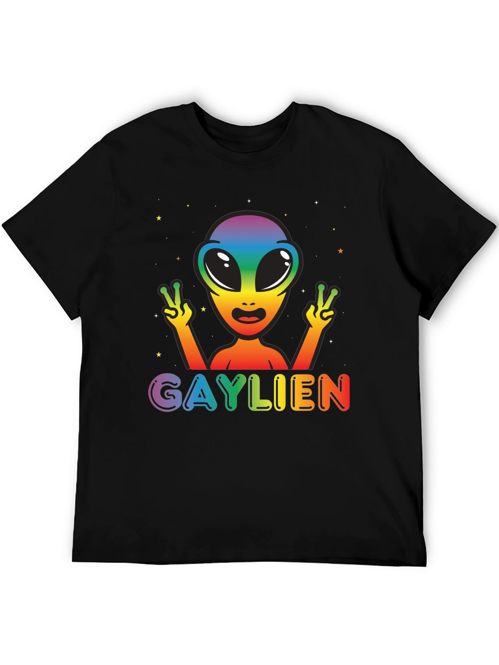 Gaylien Rainbow Pride T-Shirt