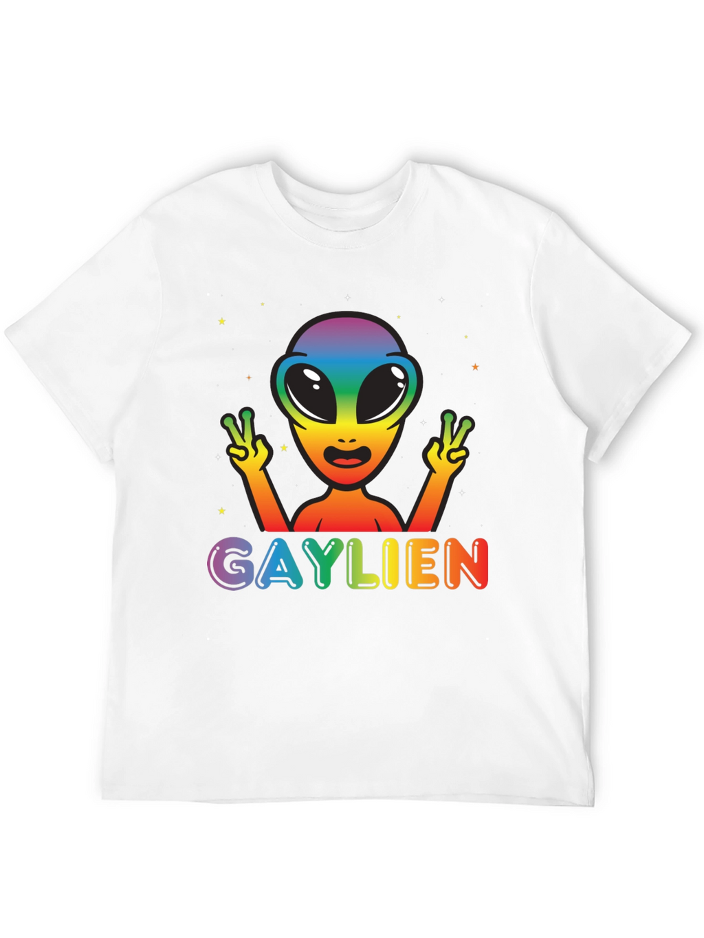 Gaylien Rainbow Pride T-Shirt