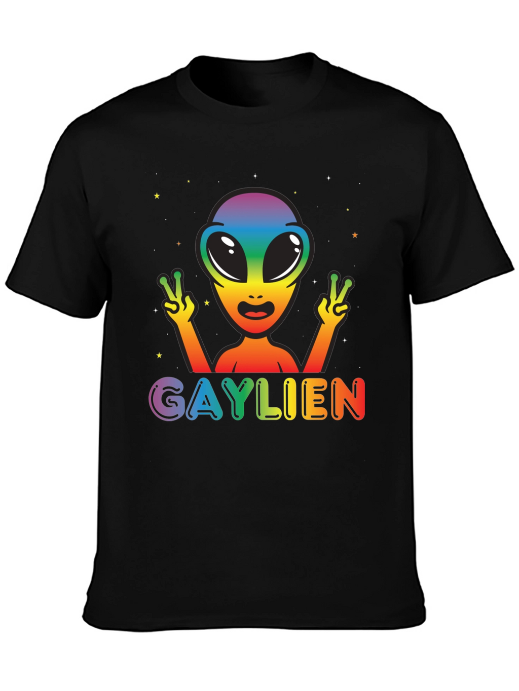 Gaylien Rainbow Pride T-Shirt