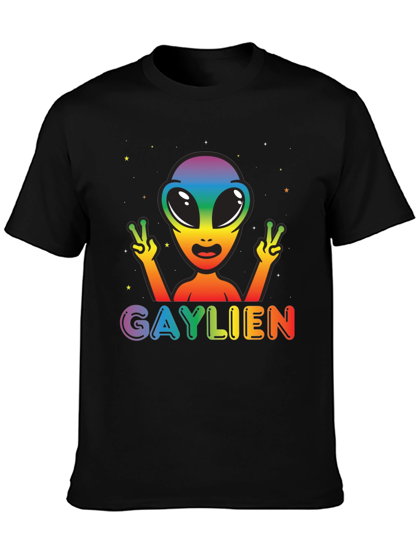 Gaylien Rainbow Pride T-Shirt