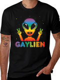 Gaylien Rainbow Pride T-Shirt
