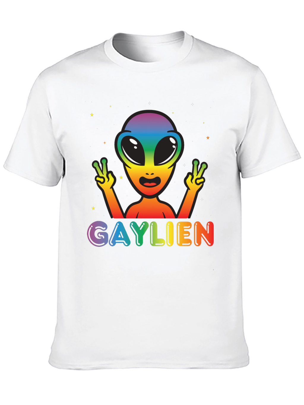 Gaylien Rainbow Pride T-Shirt