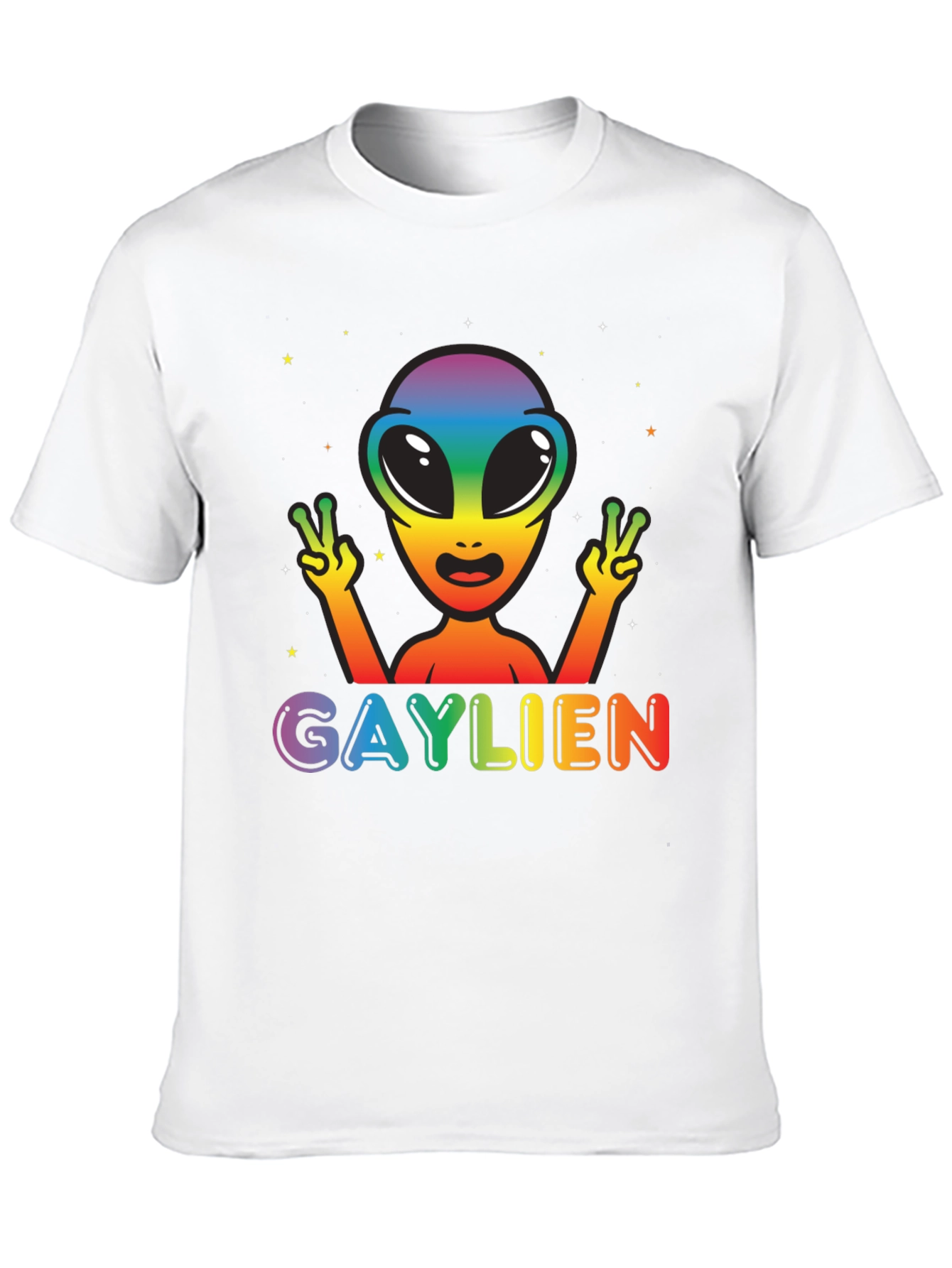 Gaylien Rainbow Pride T-Shirt