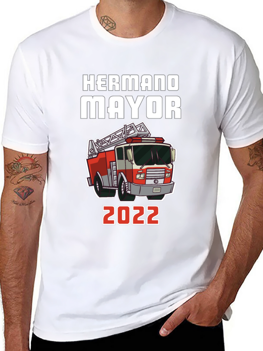 Hermano Mayor Firetruck T-Shirt - 2022