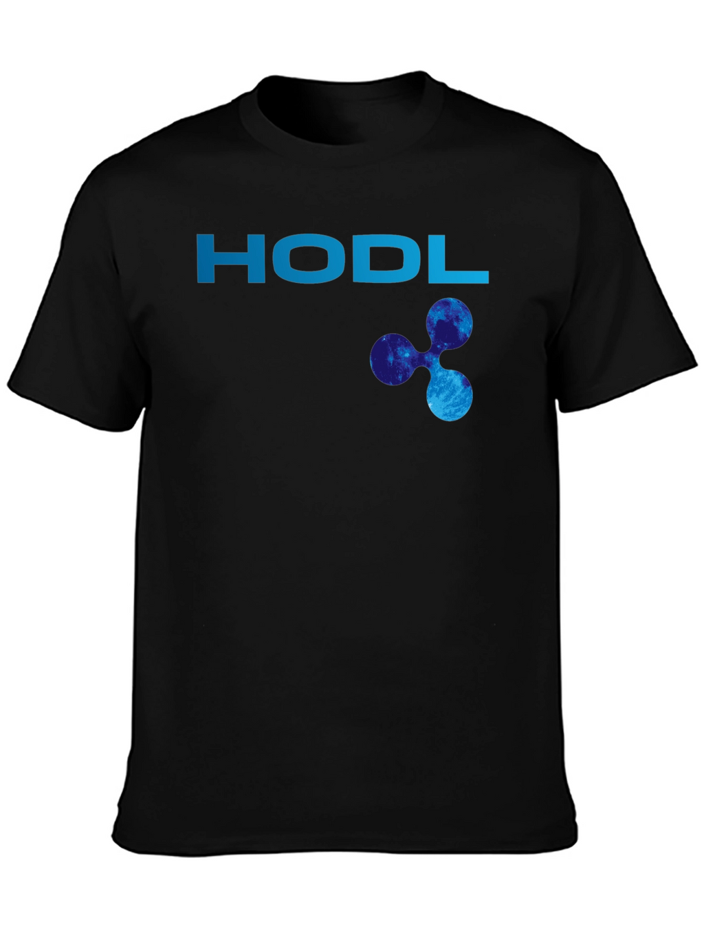 HODL XRP Cryptocurrency Black T-Shirt
