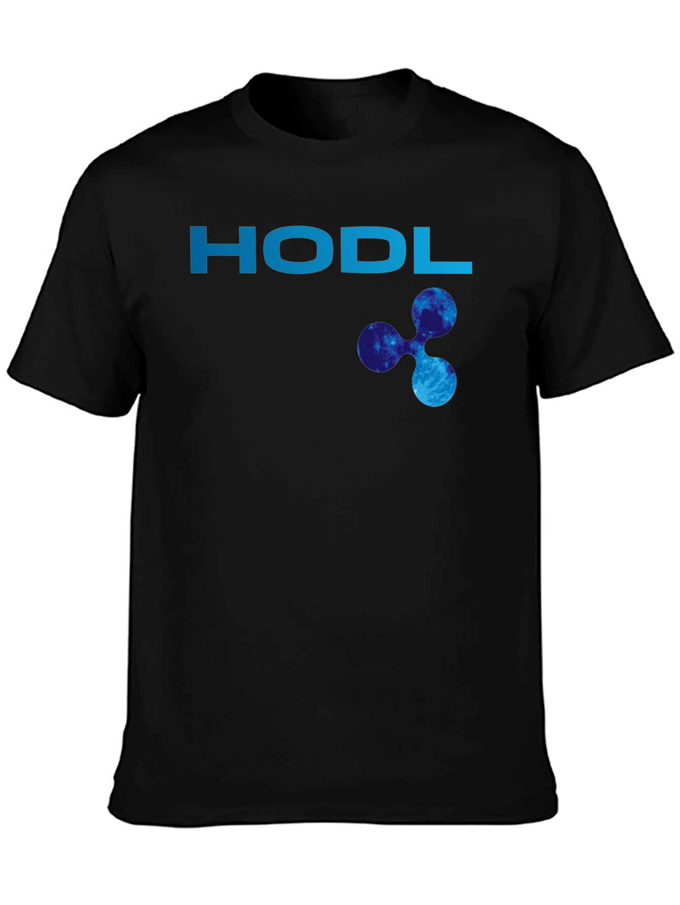 HODL XRP Cryptocurrency Black T-Shirt