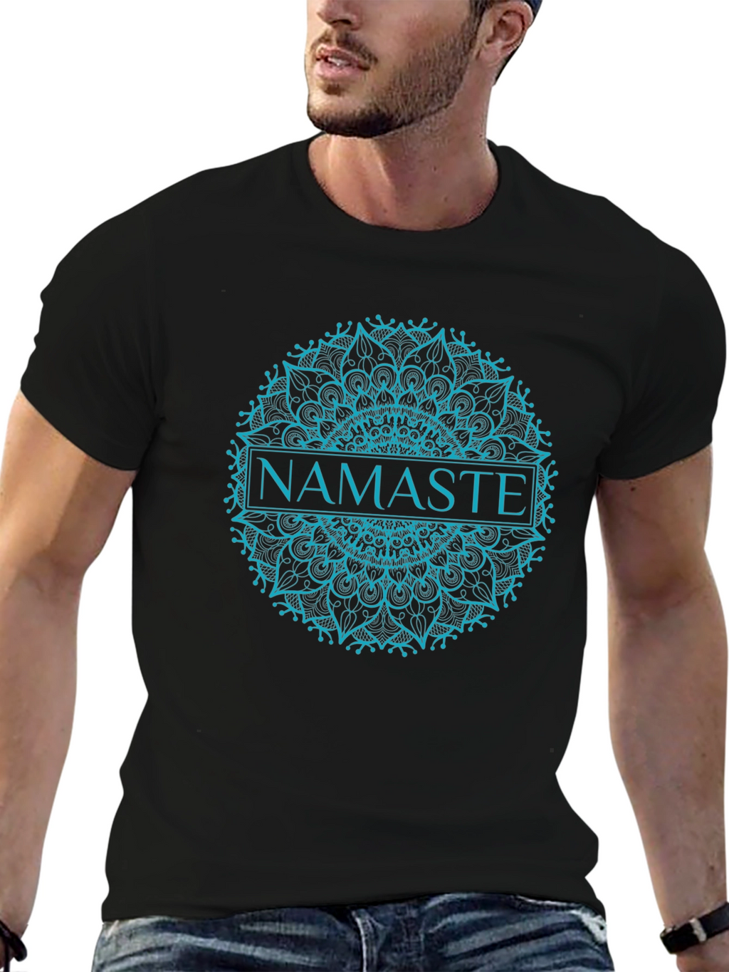 Namaste Mandala T-Shirt - Stylish and Comfortable