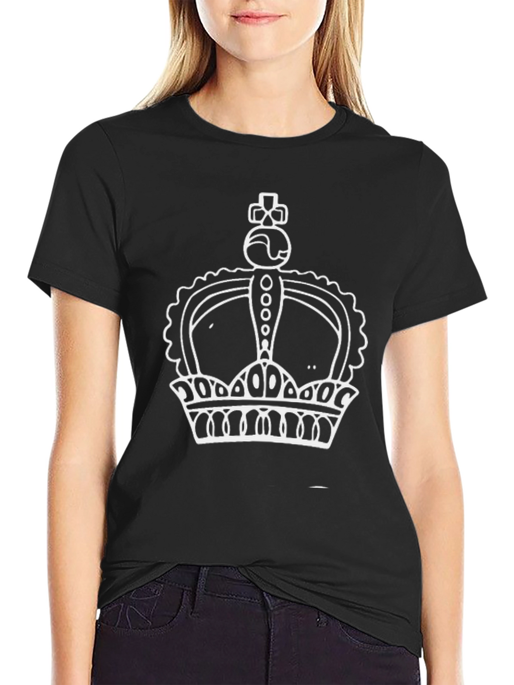 Crown Graphic Tee - Black T-Shirt