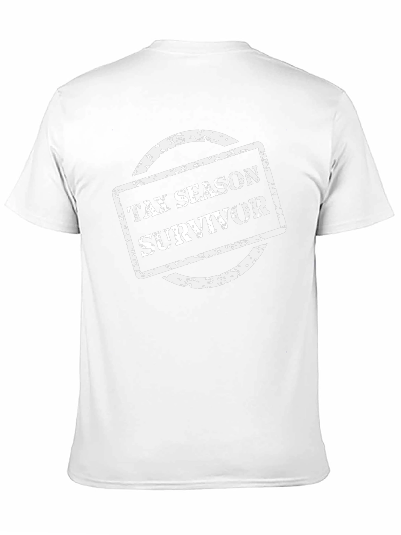 Tax Season Survivor Black T-Shirt