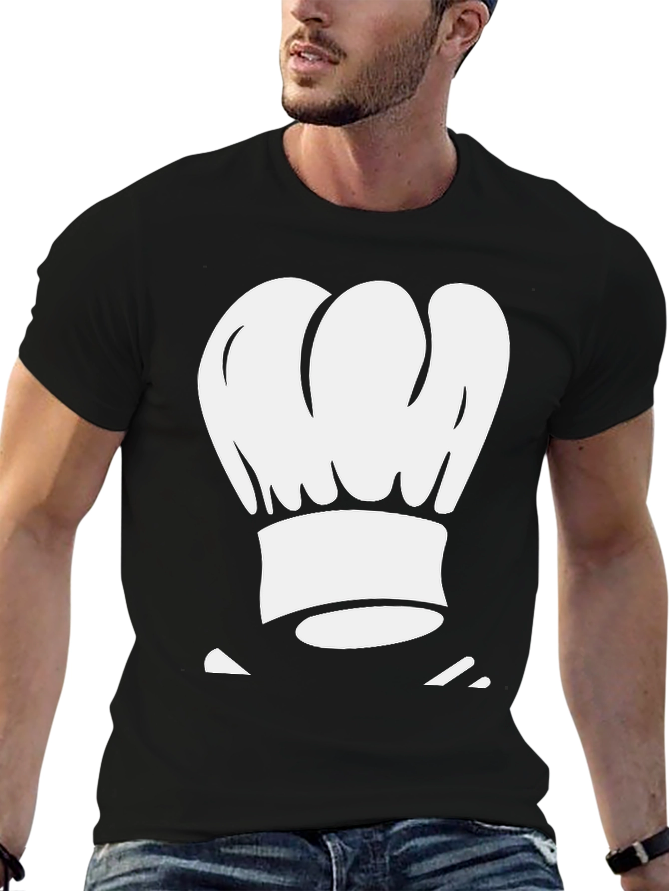 Chef Hat Graphic Tee - Culinary Humor T-Shirt