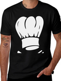 Chef Hat Graphic Tee - Culinary Humor T-Shirt
