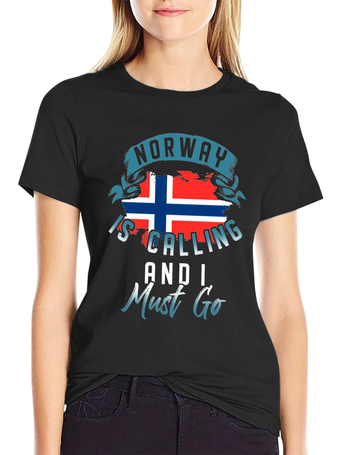 Norway Calling T-Shirt - Travel Adventure Tee