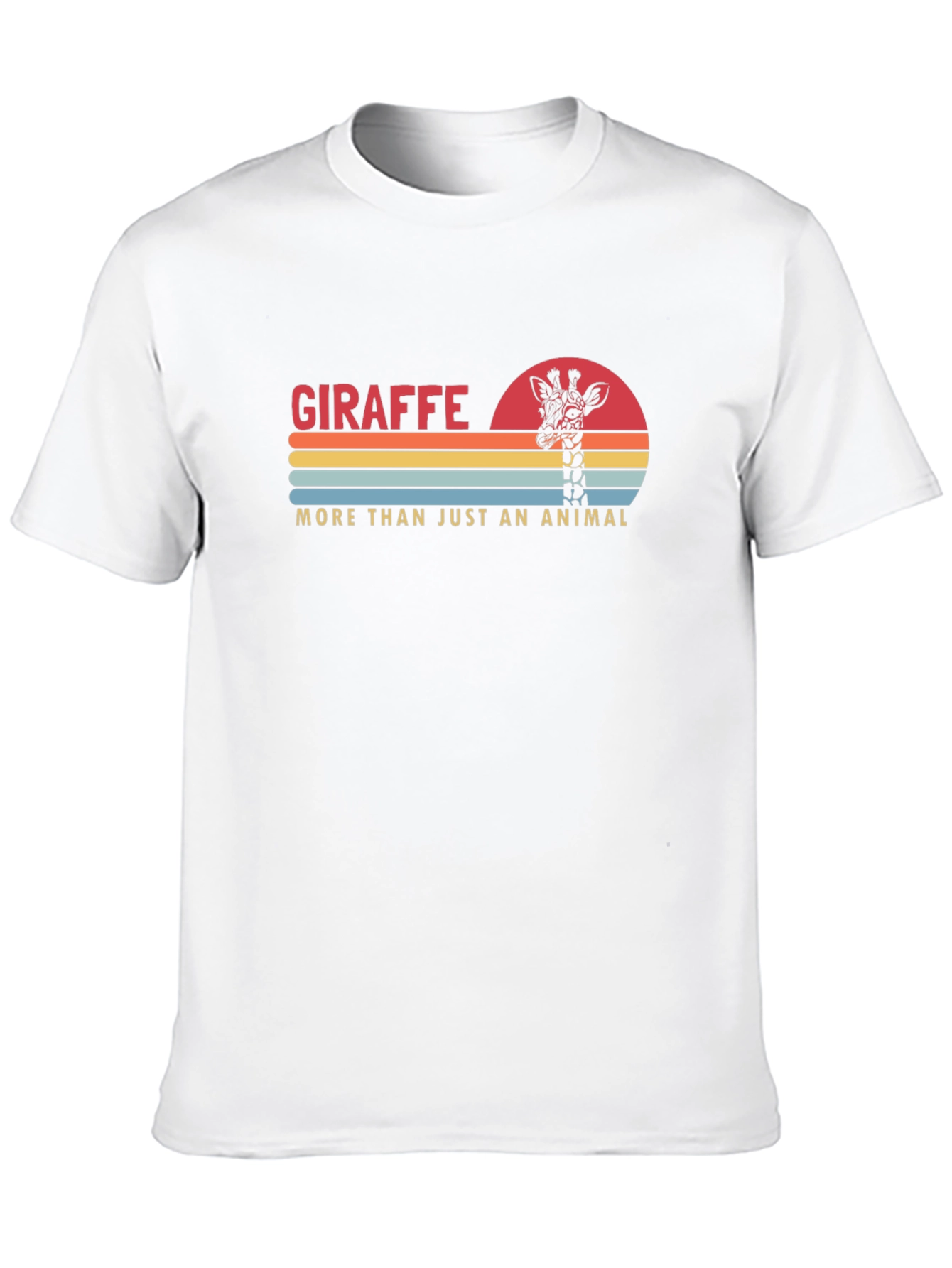 Giraffe Animal Retro Style Graphic T-Shirt