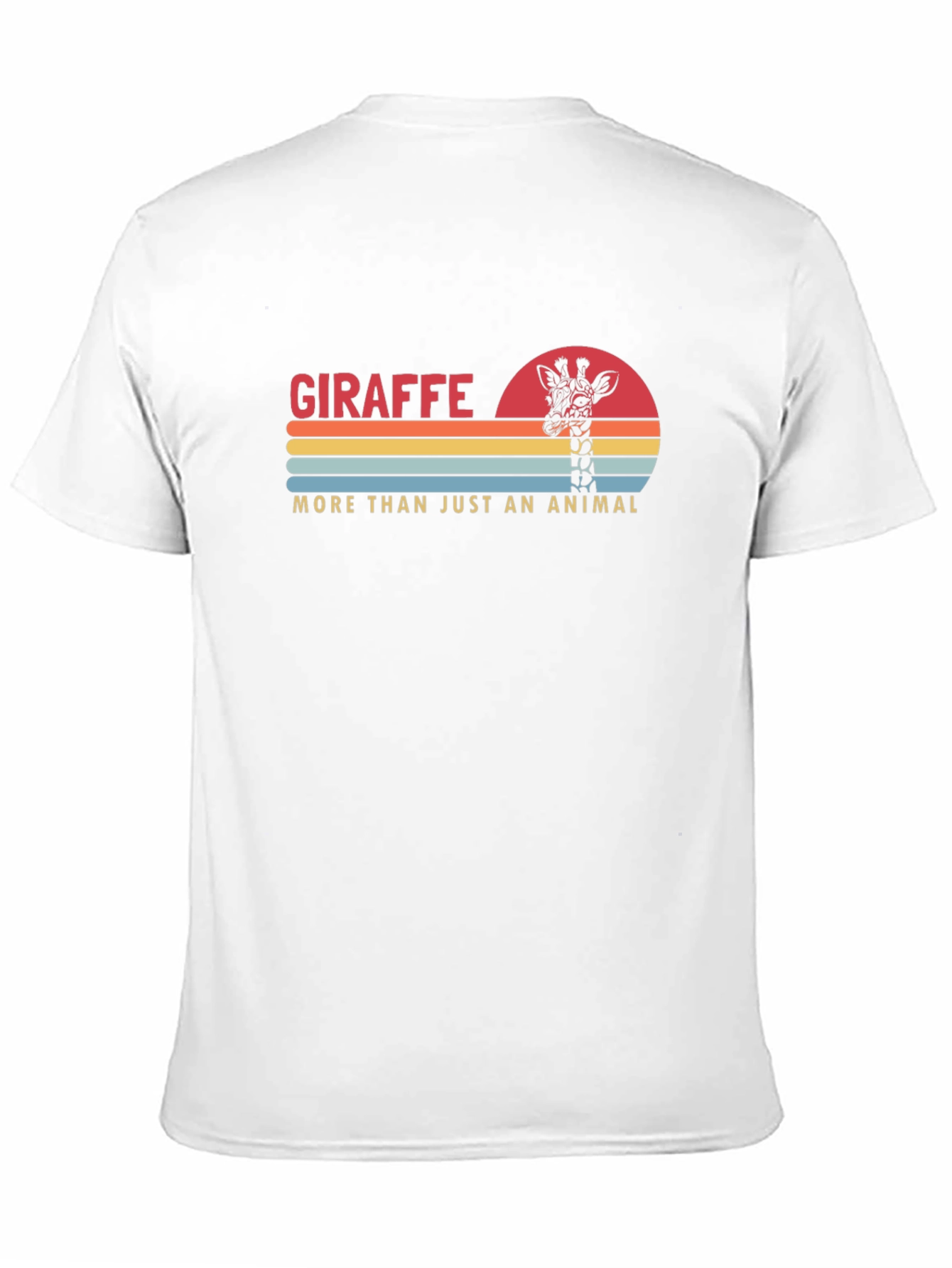 Giraffe Animal Retro Style Graphic T-Shirt