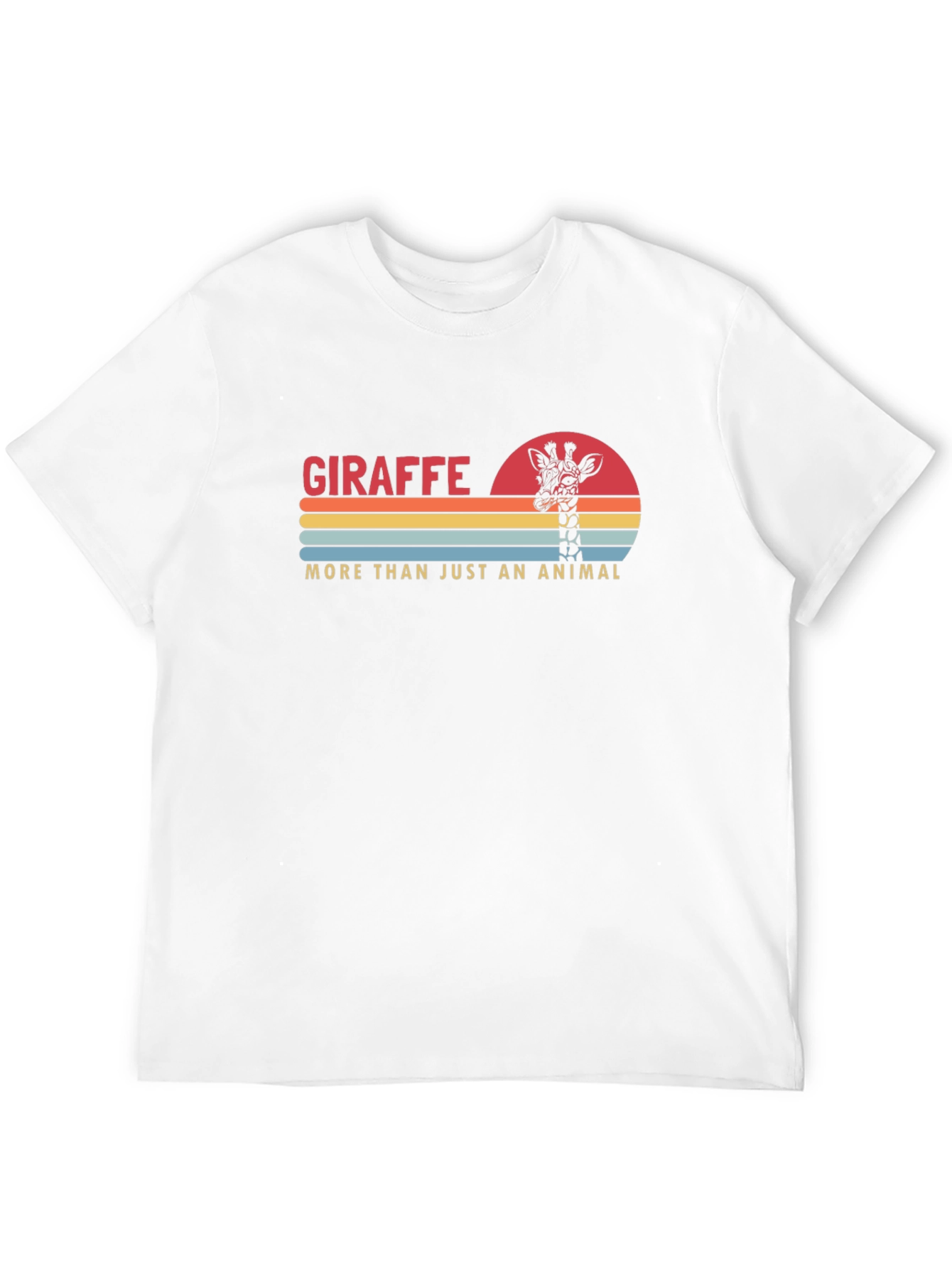 Giraffe Animal Retro Style Graphic T-Shirt