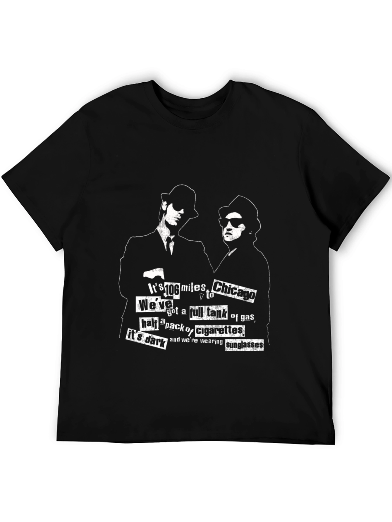 Blues Brothers T-Shirt - 106 Miles to Chicago