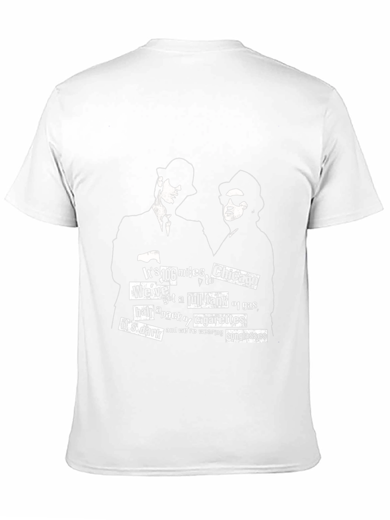 Blues Brothers T-Shirt - 106 Miles to Chicago
