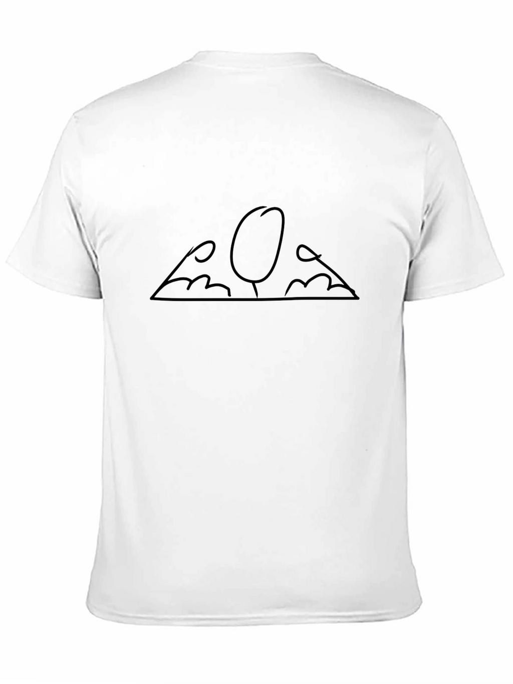 Stick Figure Bodybuilding T-Shirt - Black