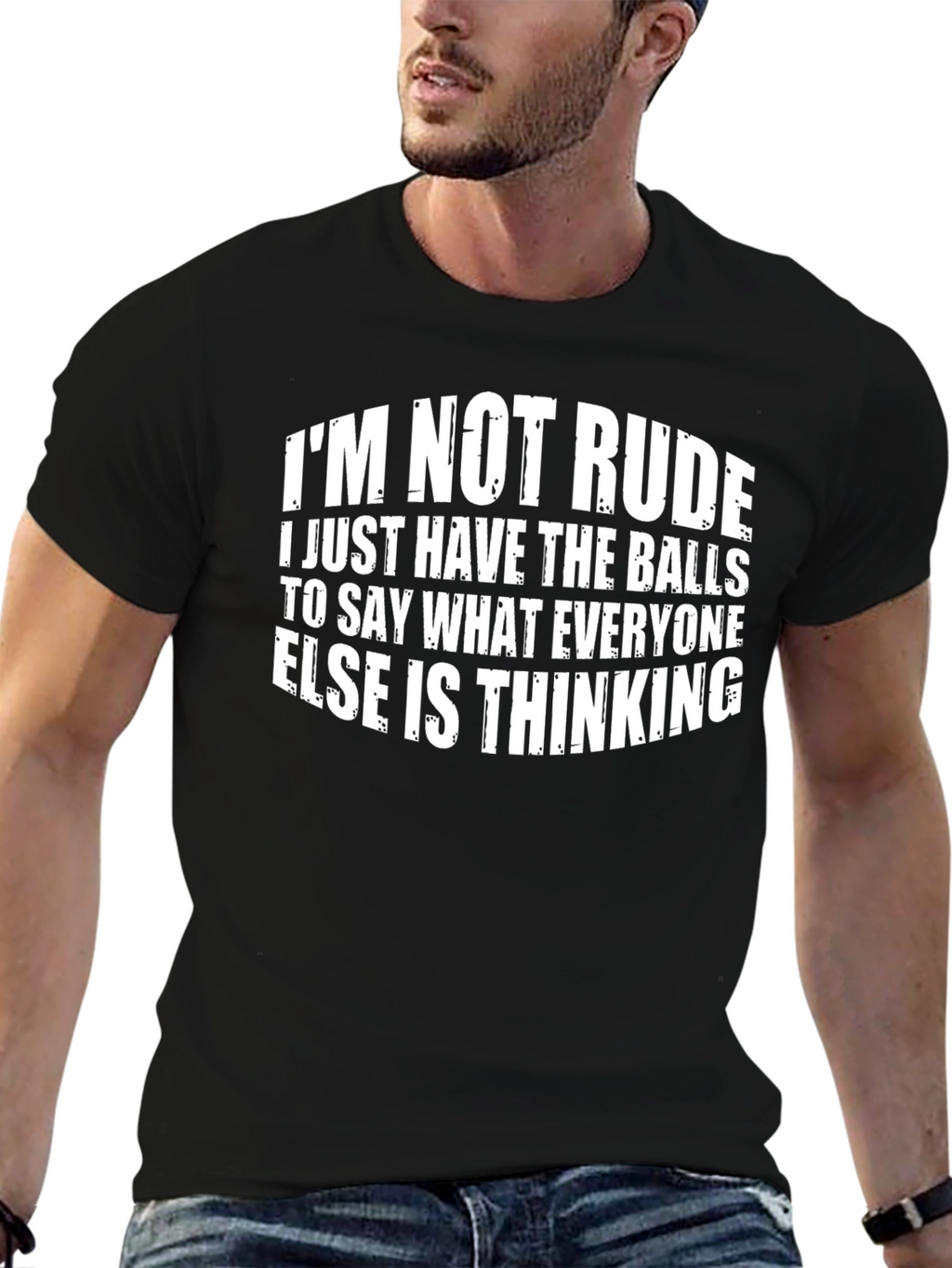 Im Not Rude Graphic Tee - Bold Statement Shirt