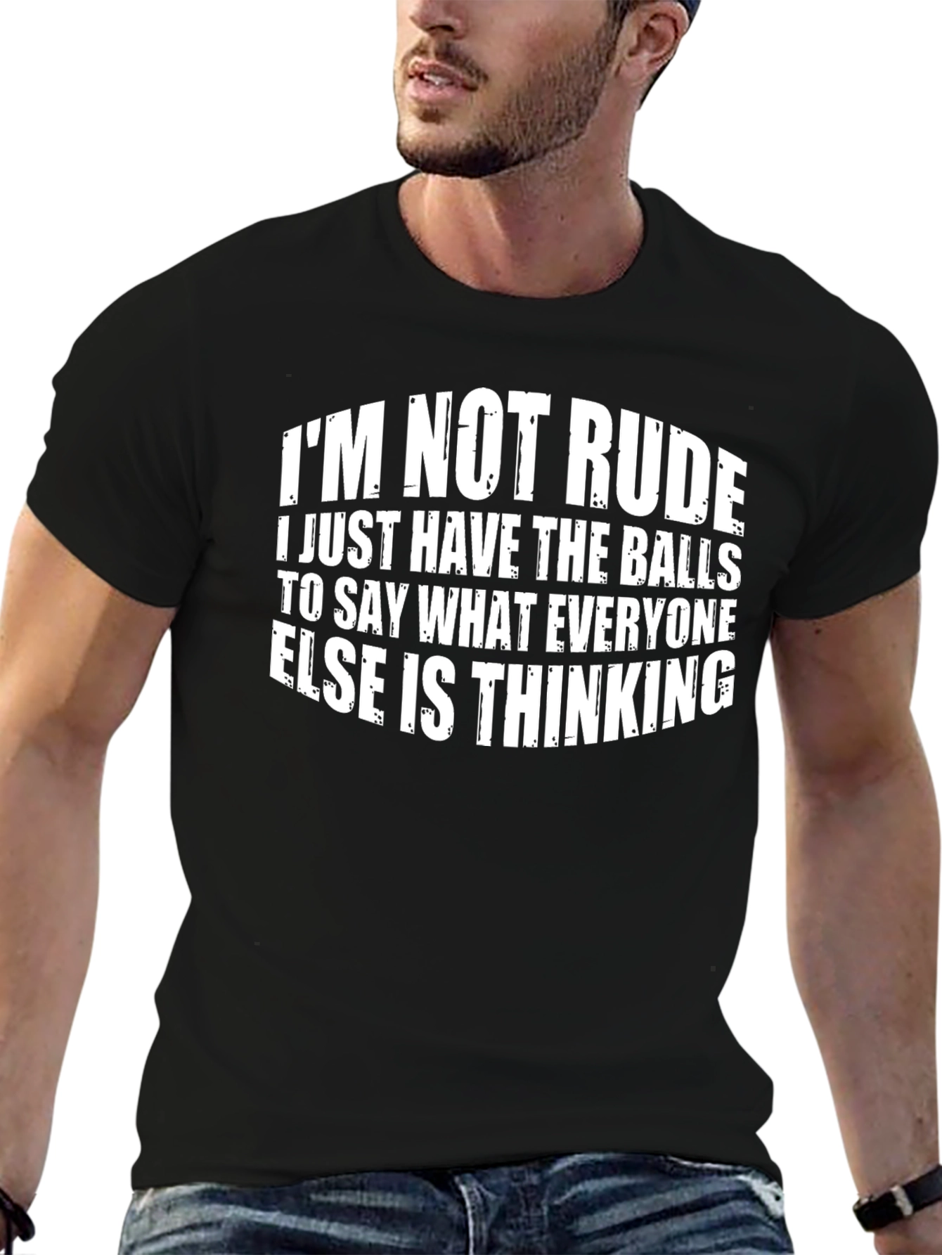 Im Not Rude Graphic Tee - Bold Statement Shirt