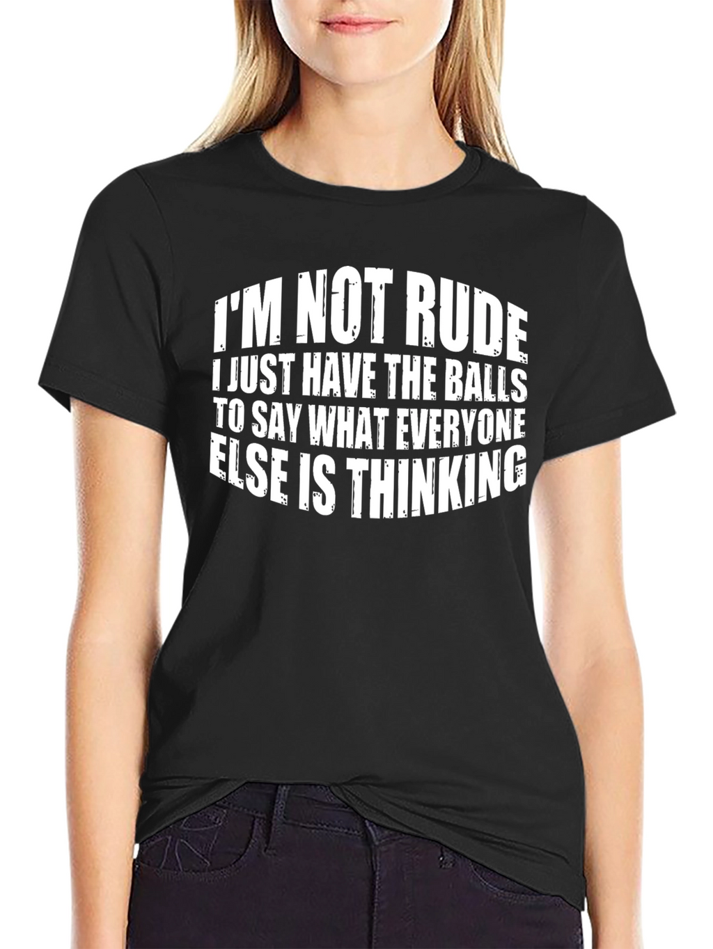 Im Not Rude Graphic Tee - Bold Statement Shirt