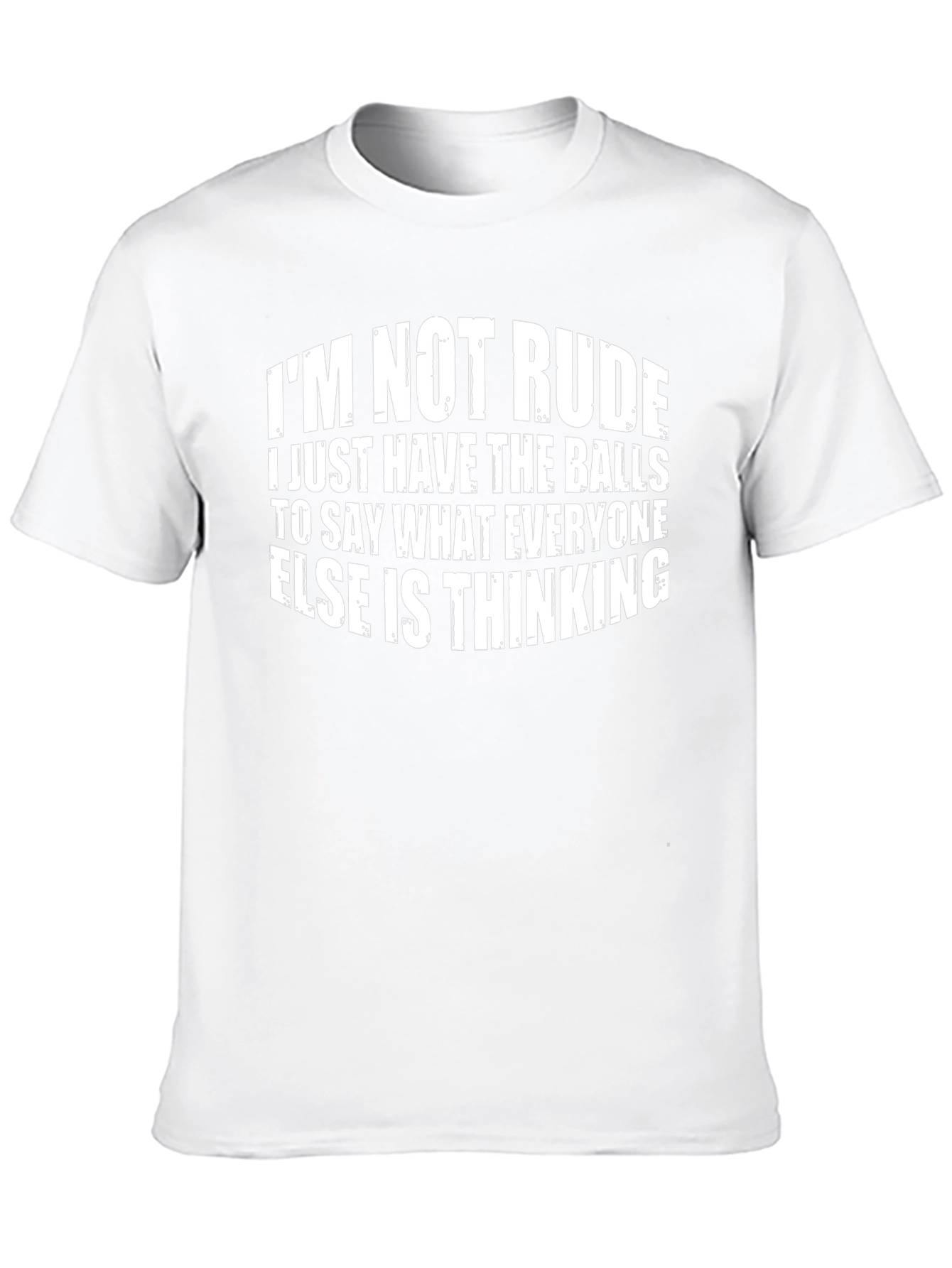 Im Not Rude Graphic Tee - Bold Statement Shirt