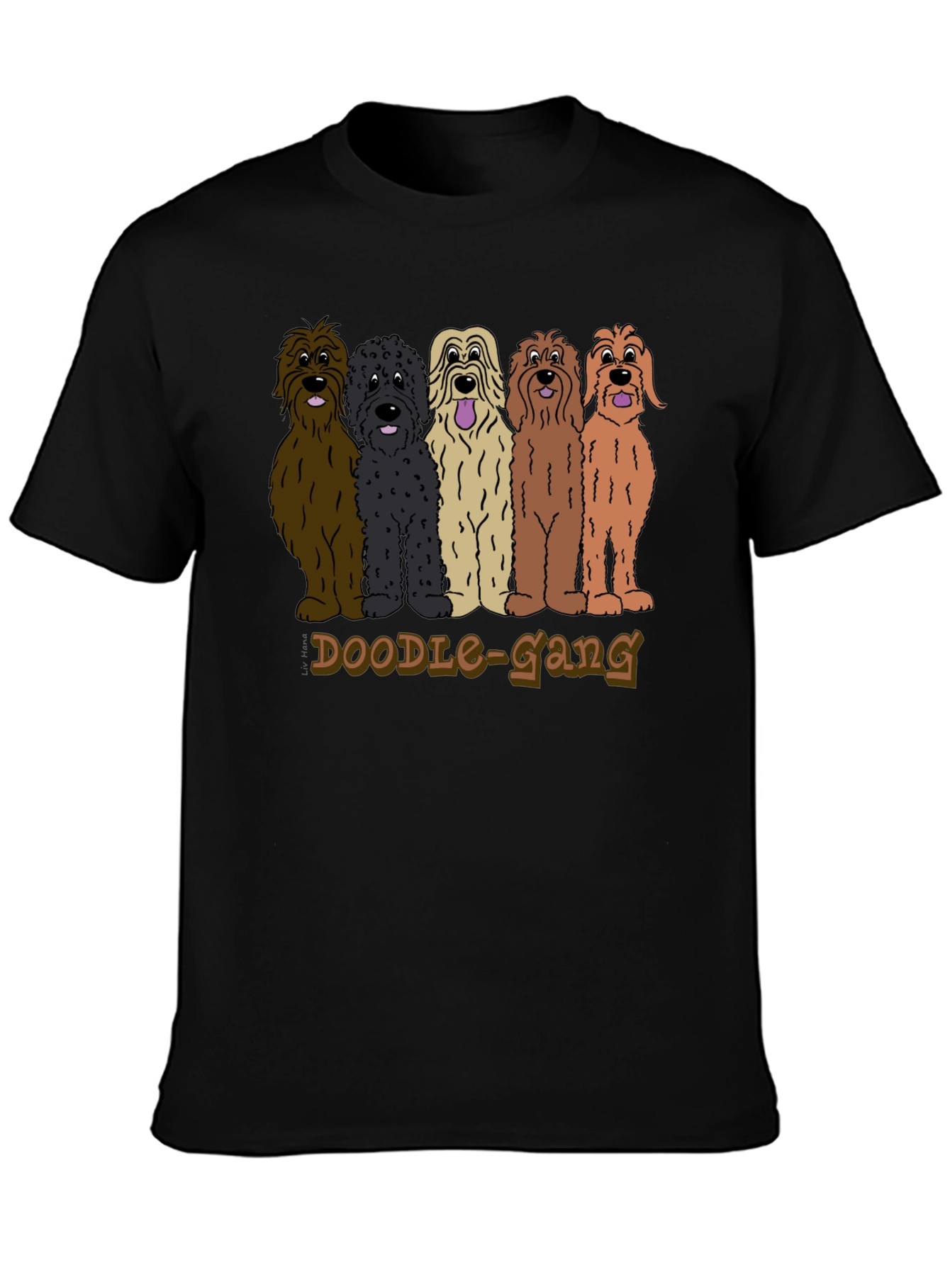 Doodle Gang Graphic Tee - Dog Lover T-Shirt
