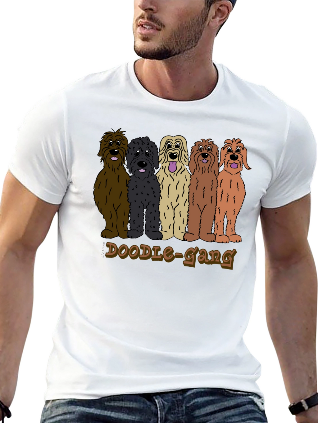 Doodle Gang Graphic Tee - Dog Lover T-Shirt