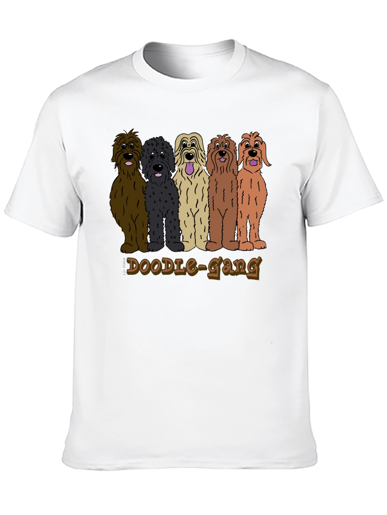 Doodle Gang Graphic Tee - Dog Lover T-Shirt