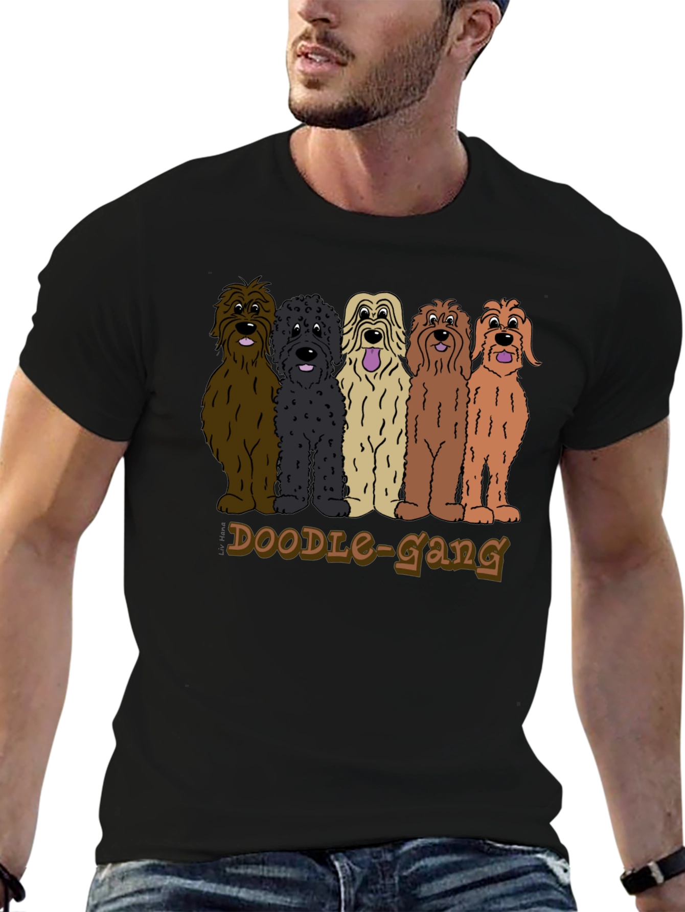 Doodle Gang Graphic Tee - Dog Lover T-Shirt