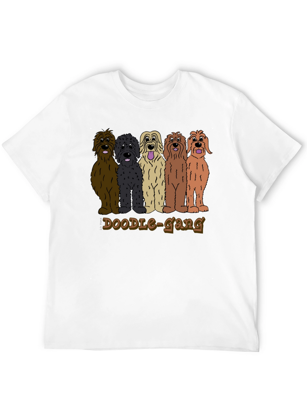 Doodle Gang Graphic Tee - Dog Lover T-Shirt