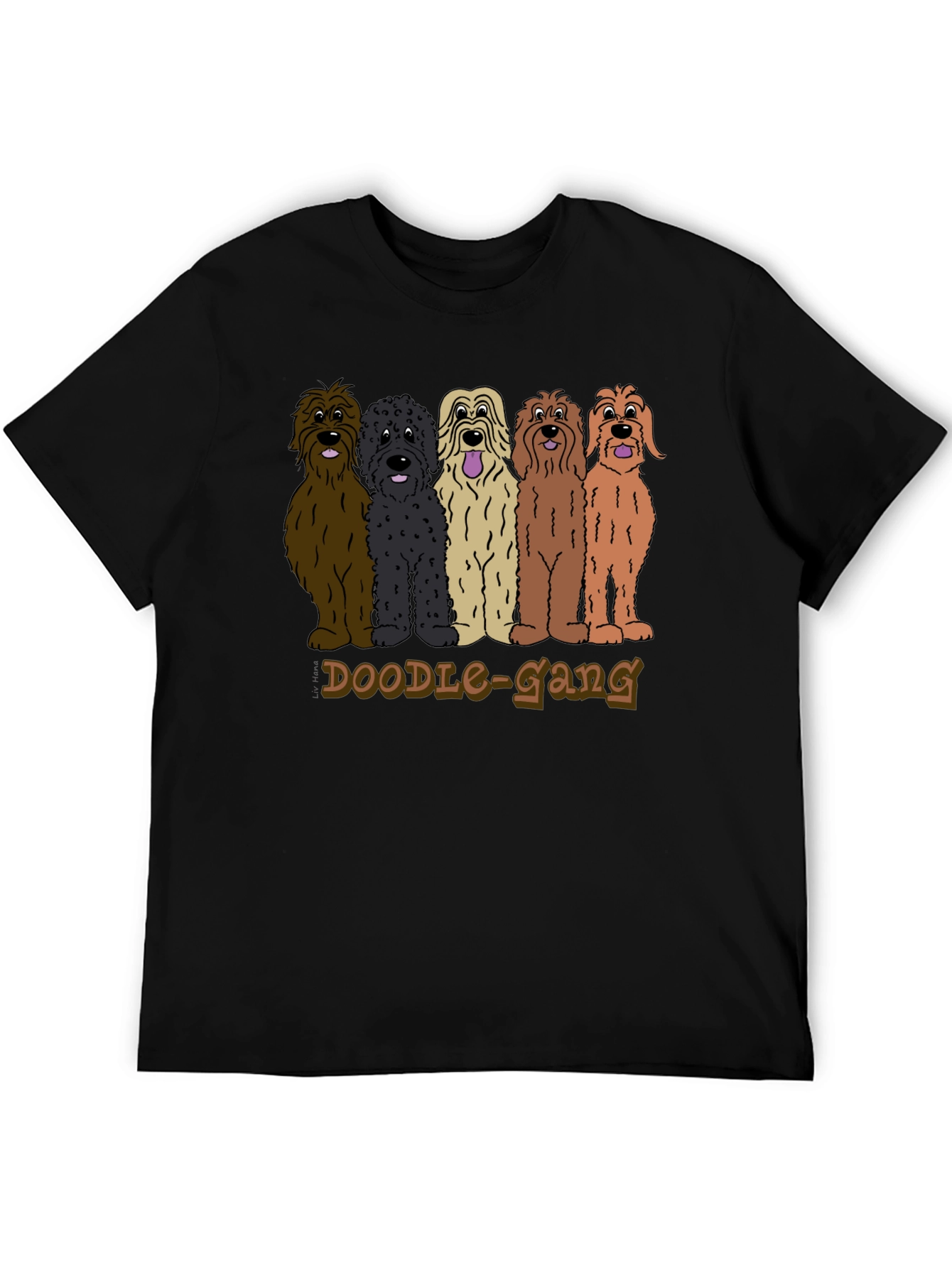 Doodle Gang Graphic Tee - Dog Lover T-Shirt
