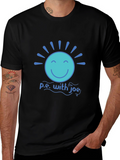 P.E. with Joe T-Shirt - Smiley Sun Design