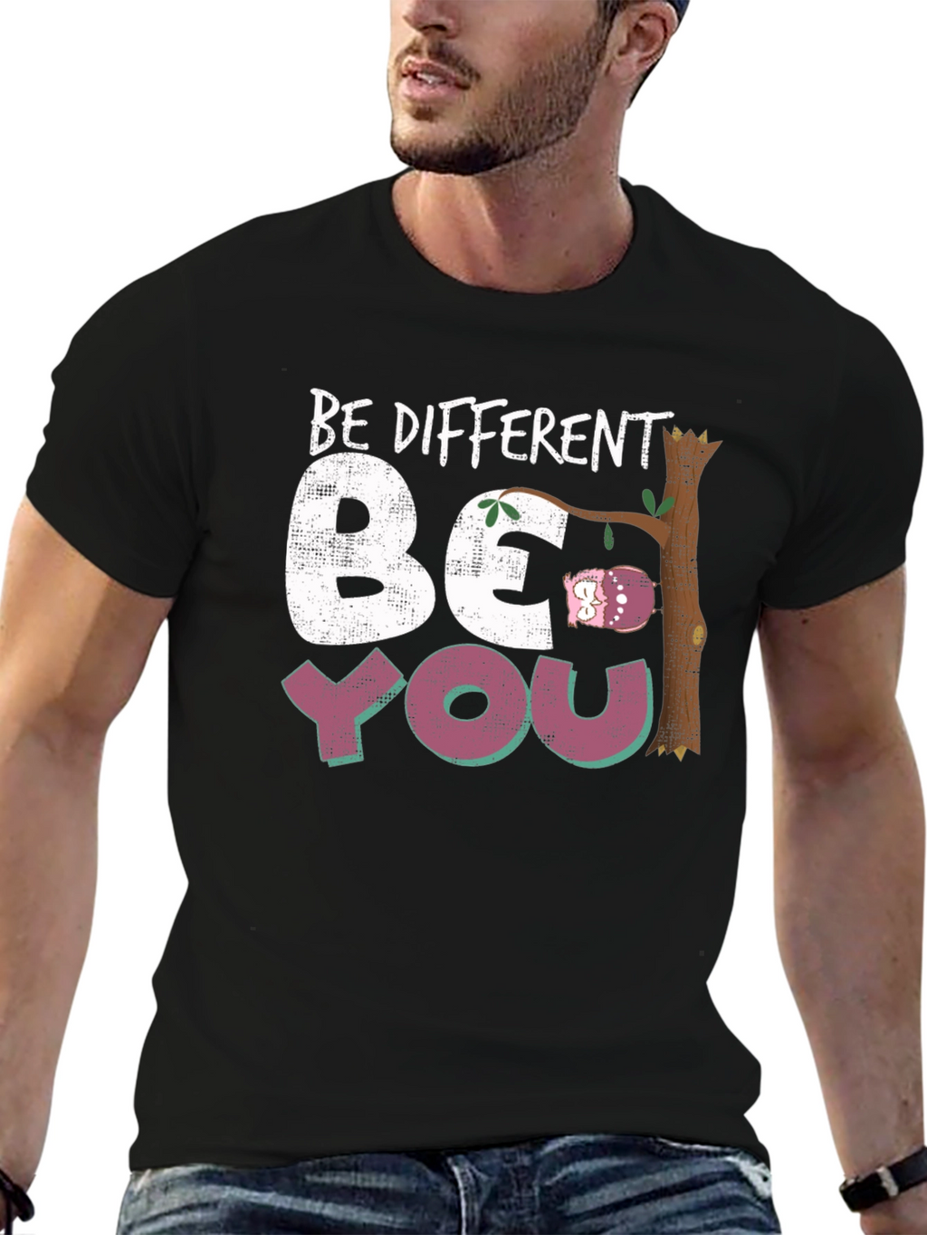 Be Different Be You Owl Graphic Tee