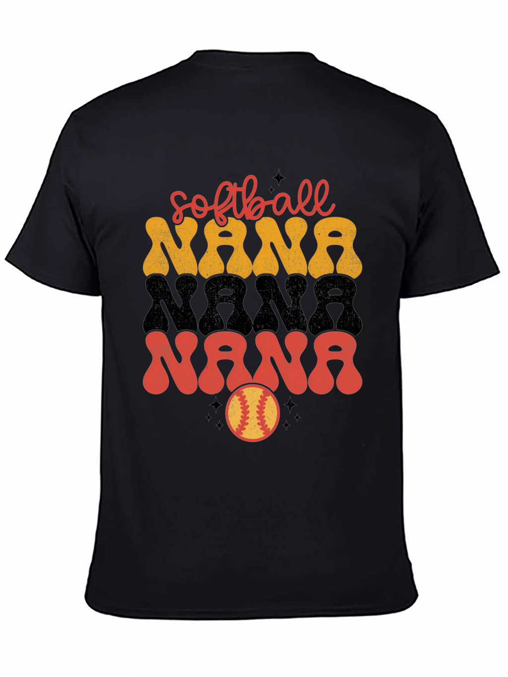 Softball Nana Graphic T-Shirt