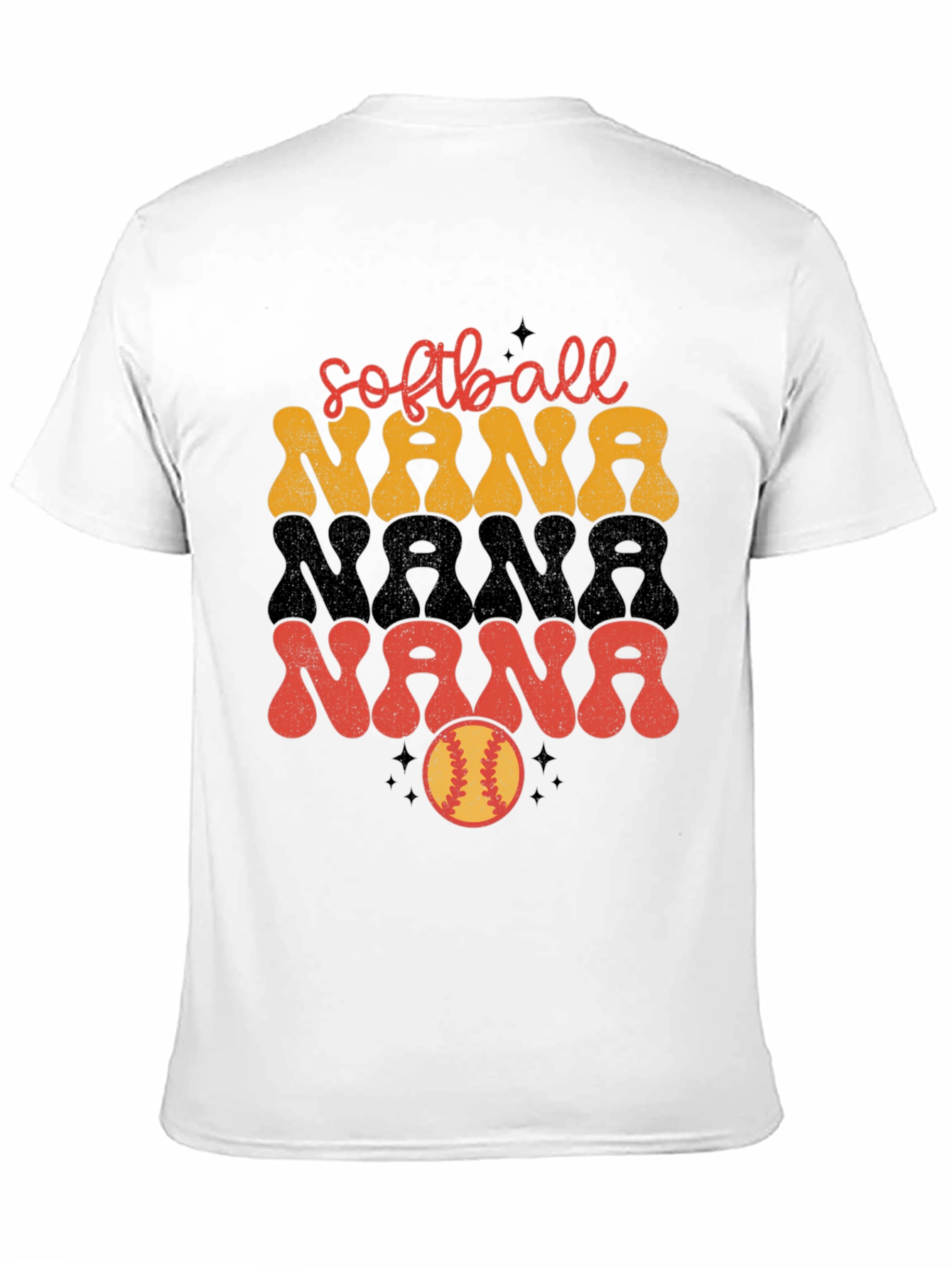 Softball Nana Graphic T-Shirt