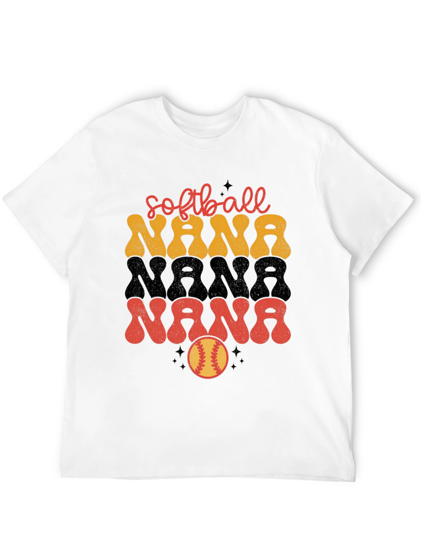Softball Nana Graphic T-Shirt