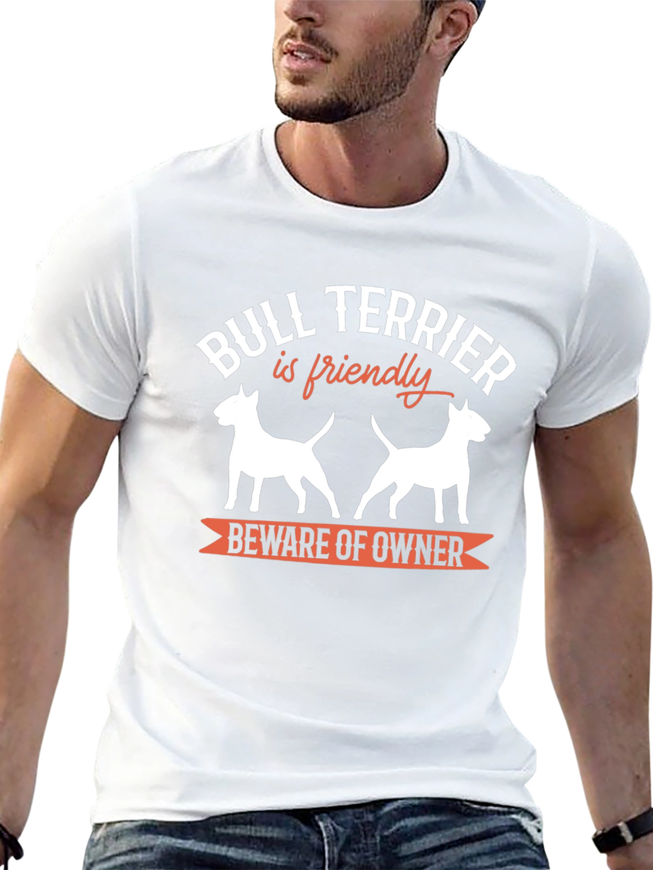 Bull Terrier Funny Graphic T-Shirt