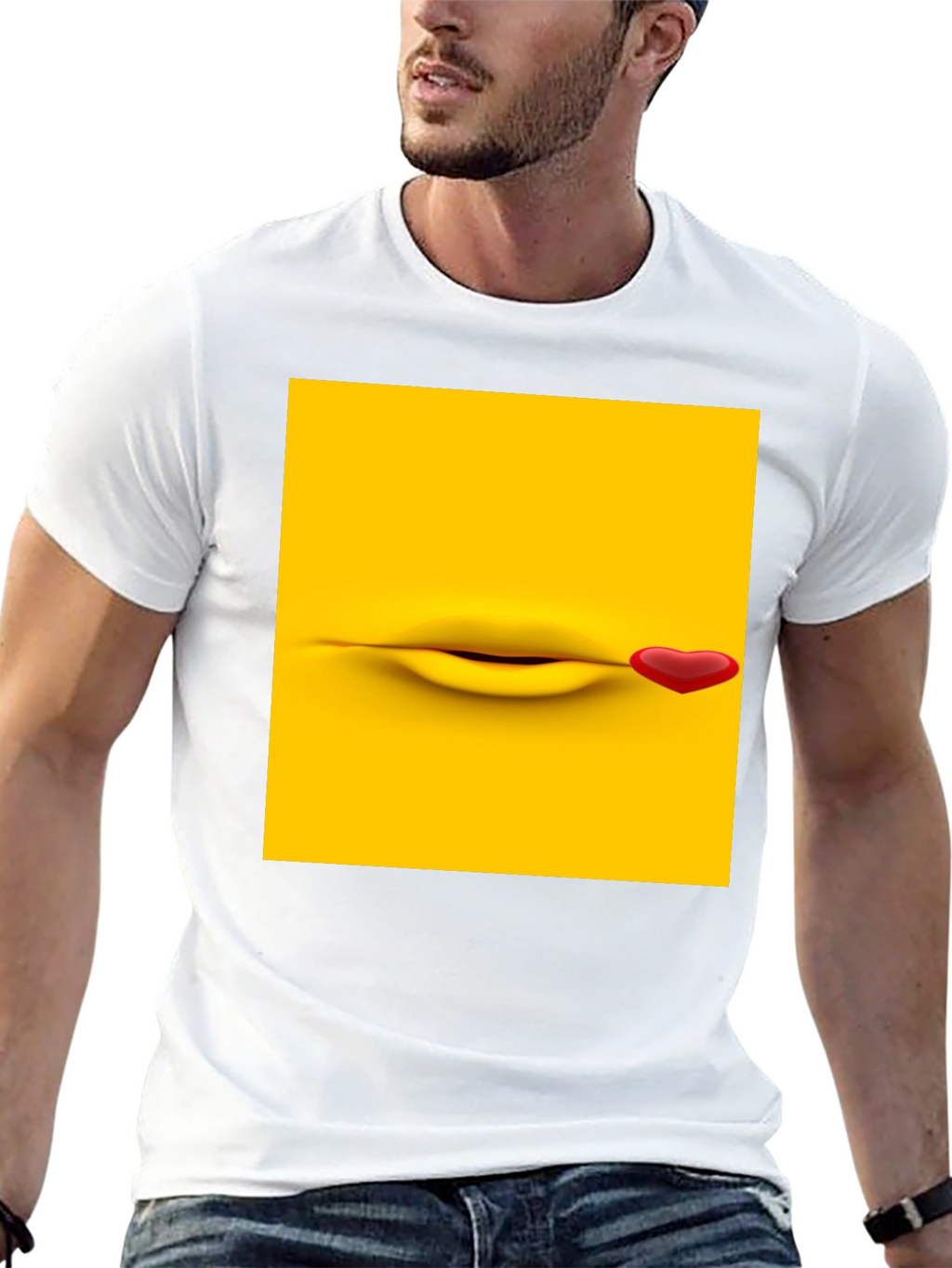 Emoji Kiss Graphic T-Shirt