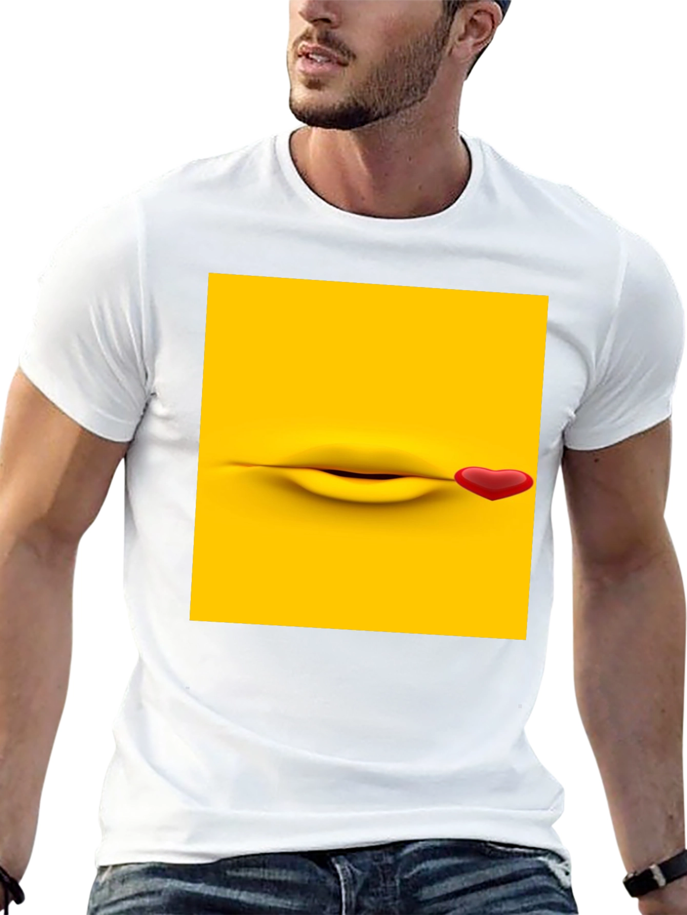 Emoji Kiss Graphic T-Shirt