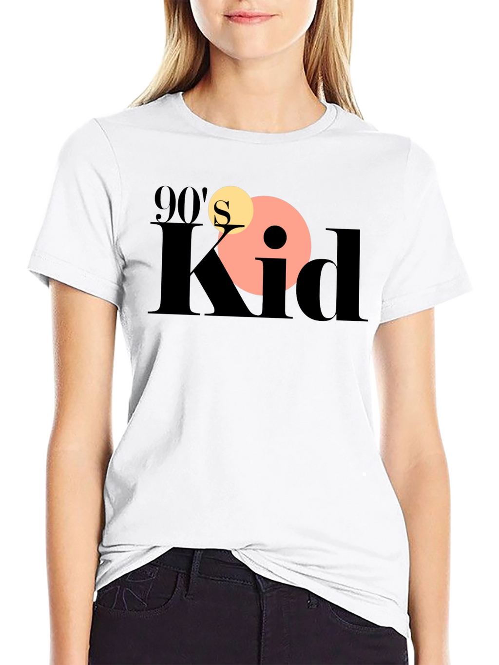 90s Kid Graphic Tee - Black