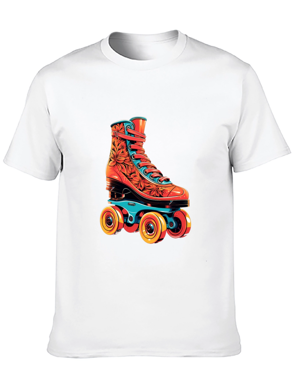 Retro Roller Skate Graphic Tee